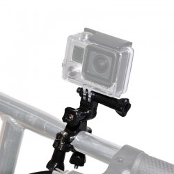 Fixation pour Tube de Direction pour GoPro 4/3+/3/