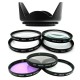 Kit 58MM UV CPL FLD + Macro + Fish Eye + Telephoto