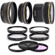 Kit 52MM UV CPL FLD Fish Eye Telephoto Grand Angle