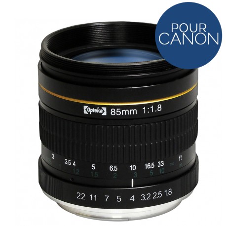 Téléobjectif Opteka 85mm f / 1.8 pour Nikon DSLR 