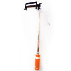 Perche Selfie Stick Orange pour iOS Android