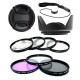 Kit Pare Soleil et Lens Cap + 4 Filtres Close Up et Dragonne