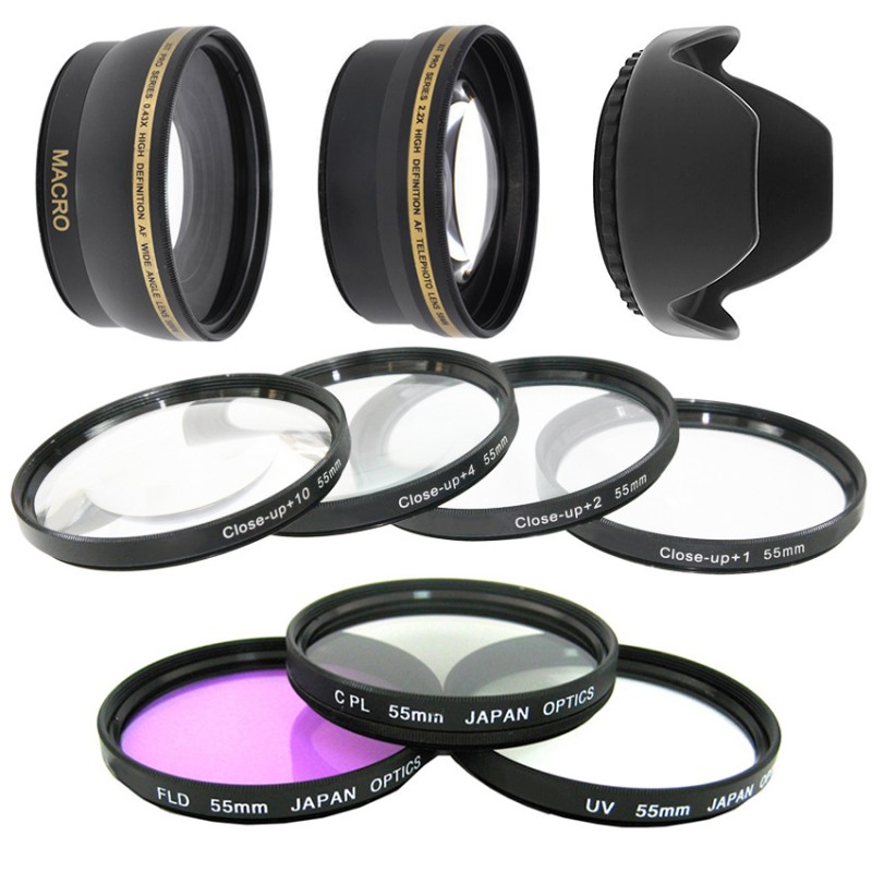Filtres 3 En 1 Pour Panasonic Lumix G100D/G100K - UV + CPL + FLD + Pochette - Protection Et Effets Photo