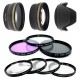 Kit UV CPL FLD Close-Up Grand Angle Telephoto