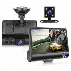 Triple Camera Embarquée Dashboard Cam HD