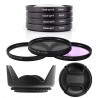 Kit 3 Filtres UV, CPL, FLD et Paresoleil